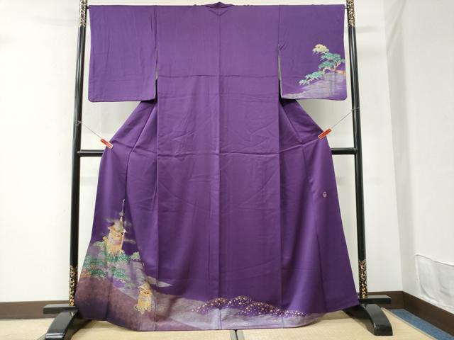 平和屋着物●TOKI志すい キモノモードオリジナルブランド 訪問着 浜松花文 暈し染め 金彩 正絹 逸品 CABI3513yc