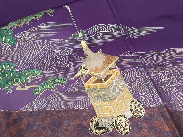 平和屋着物●TOKI志すい キモノモードオリジナルブランド 訪問着 浜松花文 暈し染め 金彩 正絹 逸品 CABI3513yc
