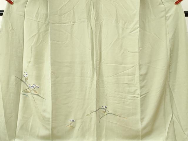 平和屋着物●中国三大刺繍 総相良刺繍 訪問着 枝花文 ロング丈 正絹 逸品 CABI3521yc