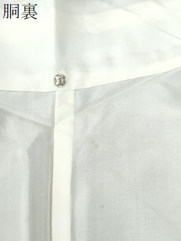平和屋着物●結城紬 毘沙門亀甲花文 正絹 逸品 CABI3535yc