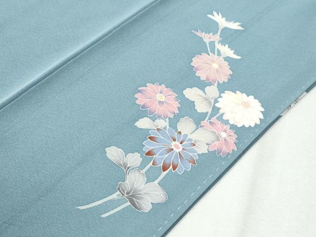 平和屋着物●訪問着 友禅 作家物 枝花文 暈し染め 正絹 逸品 CABI3568yc