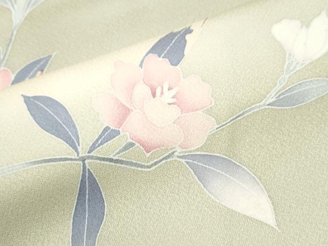 平和屋着物●訪問着 友禅 作家物 枝花文 暈し染め 正絹 逸品 CABI3587yc