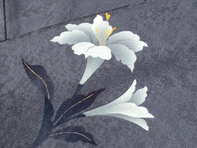 平和屋着物●京の匠日展作家 丹下雄介 訪問着 枝花文 暈し染め 金彩 やまと誂製 正絹 逸品 CABI3589yc