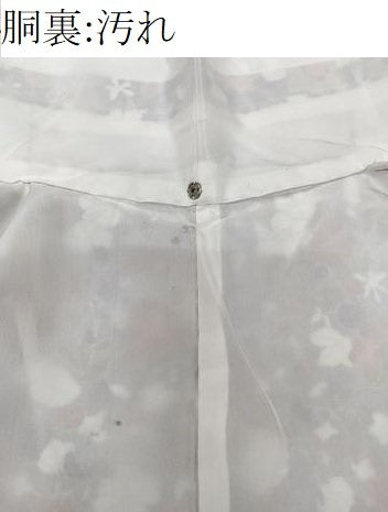平和屋着物■上質な小紋 草花文 黒地 正絹 逸品 CABI3605xi
