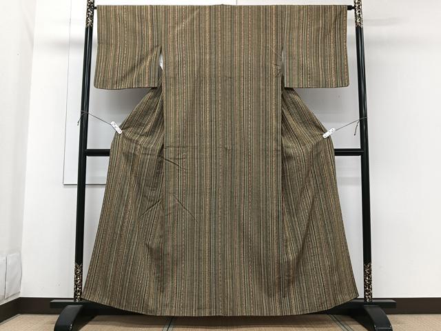 平和屋着物■上質な紬 花間道 正絹 逸品 CABI3648xi