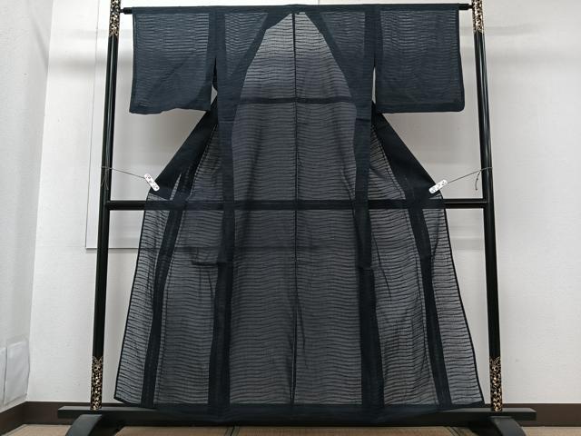 平和屋着物*夏物 小紋 霞文 洗える着物 CABI3654xi