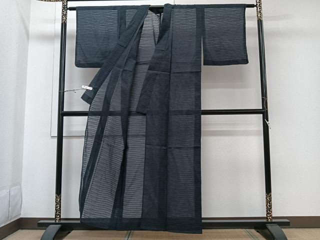 平和屋着物*夏物 小紋 霞文 洗える着物 CABI3654xi