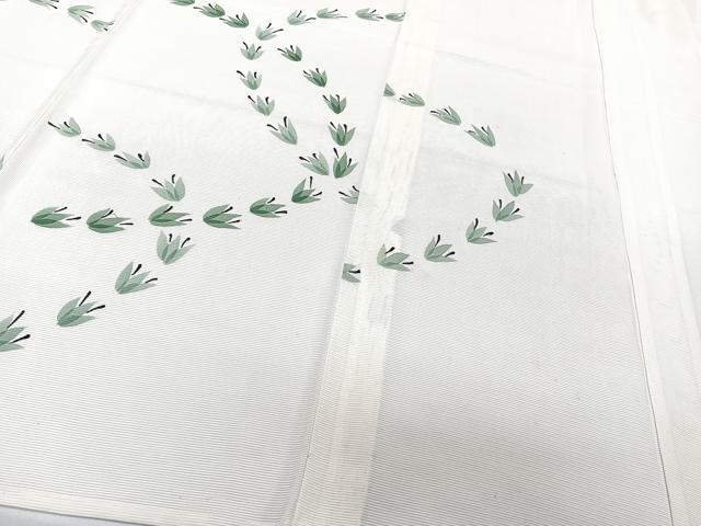 平和屋着物*夏物 訪問着 絽 手描き 草花文 正絹 逸品 CABI3656xi