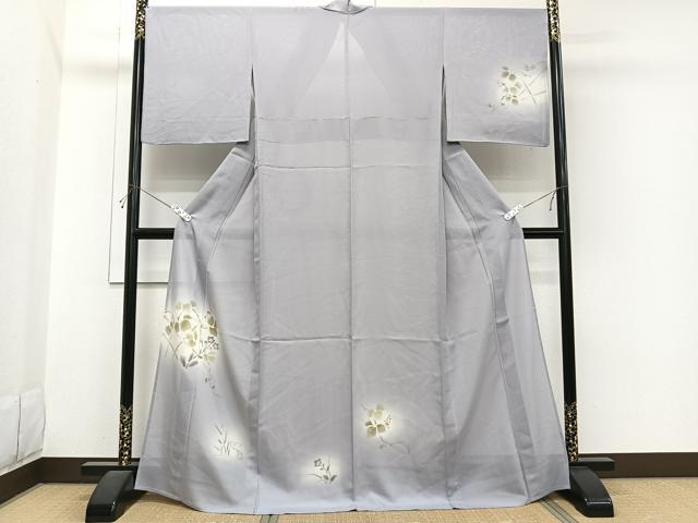 平和屋着物*夏物 訪問着 絽 蔦の葉文 暈し染め 高島屋扱い 正絹 逸品 CABI3666xi