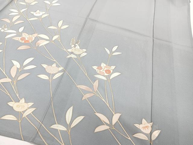 平和屋着物*夏物 訪問着 絽 駒刺繍 枝橘文 金彩 三越扱い 正絹 逸品 CABI3669xi