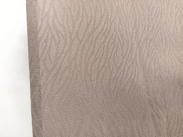 平和屋着物*夏物 色無地 霞文紗 胡桃染色 正絹 逸品 CABI3673xi
