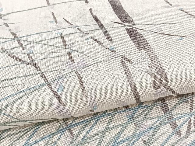 平和屋着物*夏物 訪問着 紗紬 枝蕾草文 正絹 逸品 CABI3677xi
