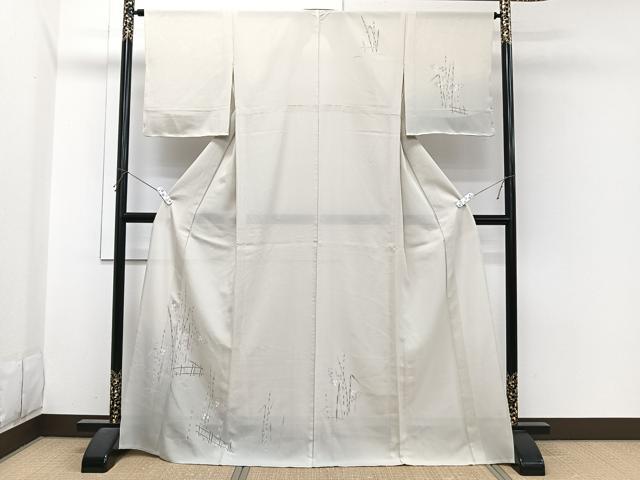 平和屋着物*夏物 訪問着 絽 籬木賊文 正絹 逸品 CABI3678xi