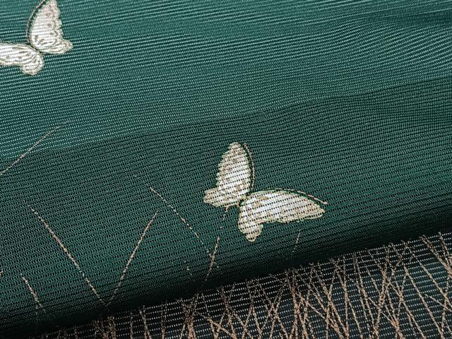 平和屋着物*夏物 訪問着 絽 舞蝶文 金彩 洗える着物 CABI3695xi