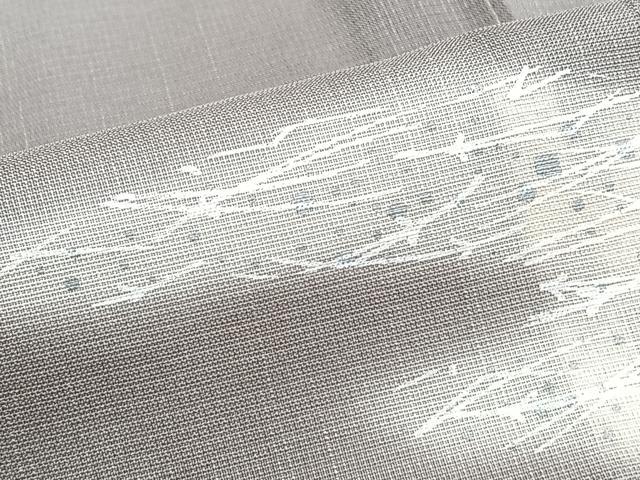 平和屋着物*夏物 訪問着 紗紬 こぼれ松葉 暈し染め 正絹 逸品 CABI3720xi