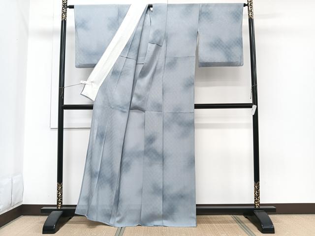平和屋着物*夏物 小紋 絽 霞文 正絹 逸品 CABI3731xi