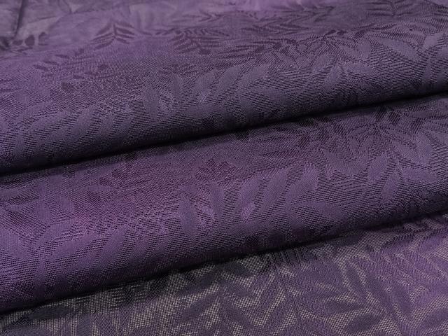 平和屋着物*夏物 小紋 枝葉紋紗 正絹 逸品 CABI3732xi