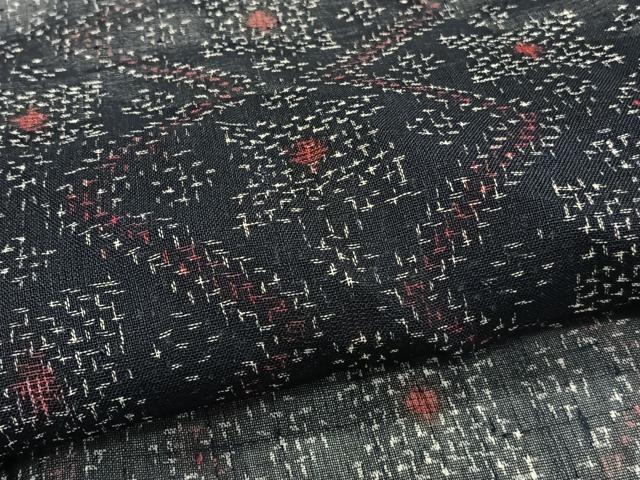 平和屋着物*夏物 紗紬 菱間道 正絹 逸品 CABI3746xi