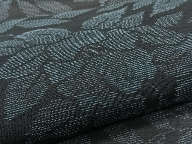 平和屋着物*夏物 本場大島紬 夏大島 草花文 やまと誂製 正絹 逸品 CABI3751xi
