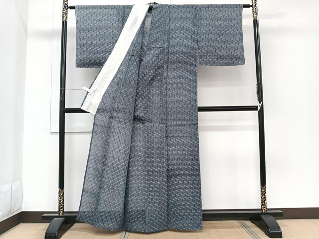 平和屋着物*夏物 琉球絣 夏琉球 正絹 逸品 未使用 CABI3772xi