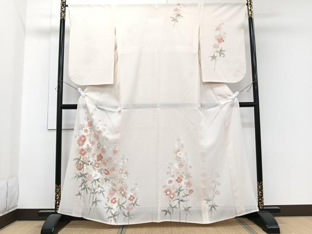平和屋着物*夏物 訪問着 絽 枝草花文 金彩 正絹 逸品 CABI3791xi