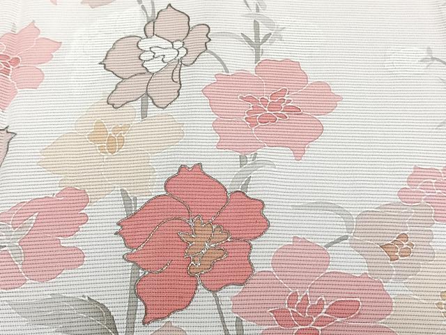 平和屋着物*夏物 訪問着 絽 枝草花文 金彩 正絹 逸品 CABI3791xi