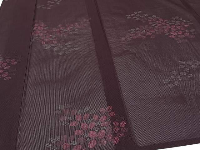 平和屋着物*夏物 小紋 二紗 萩文 正絹 逸品 CABI3798xi