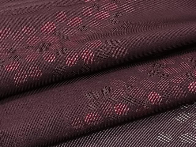 平和屋着物*夏物 小紋 二紗 萩文 正絹 逸品 CABI3798xi