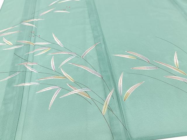 平和屋着物*夏物 訪問着 絽 枝草花文 洗える着物 CABI3801xi