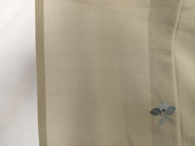 平和屋着物*夏物 紗紬 織左衛門 成り物 反端付き 正絹 逸品 CABI3804xi