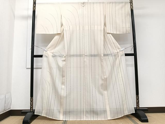 平和屋着物*夏物 夏結城 枝文 正絹 逸品 CABI3805xi