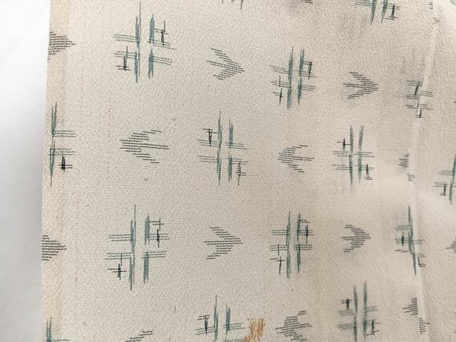 平和屋着物*夏物 紗紬 琉球絣文 正絹 逸品 CABI3811xi