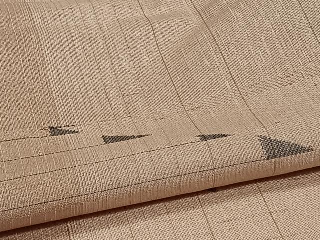 平和屋着物*夏物 紗紬 間道幾何学文 正絹 逸品 CABI3819xi