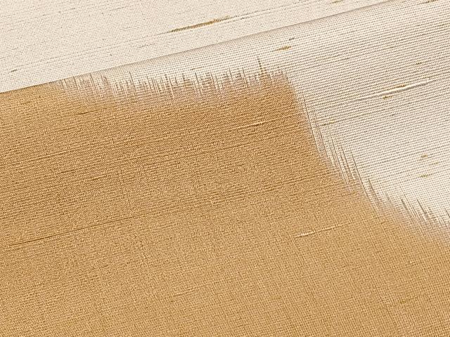 平和屋着物▽訪問着 単衣 紬地 霞文 正絹 逸品 CABI3821xi