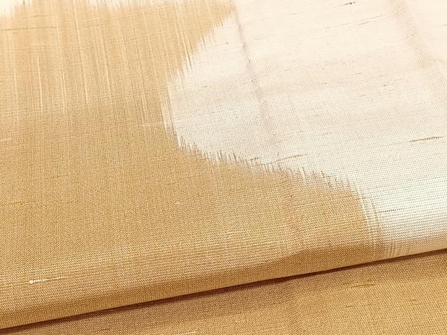 平和屋着物▽訪問着 単衣 紬地 霞文 正絹 逸品 CABI3821xi