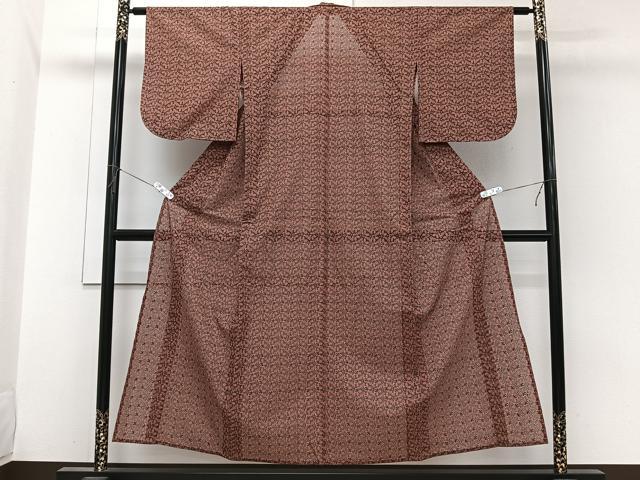 平和屋着物*夏物 小紋 総レース 繋ぎ花文 CABI3824xi