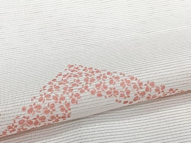 平和屋着物*夏物 小紋 絽 花蝶文 洗える着物 CABI3859xi