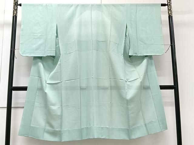 平和屋着物*夏物 長襦袢 絽 枝花文 青竹色 正絹 逸品 CABI3868xi