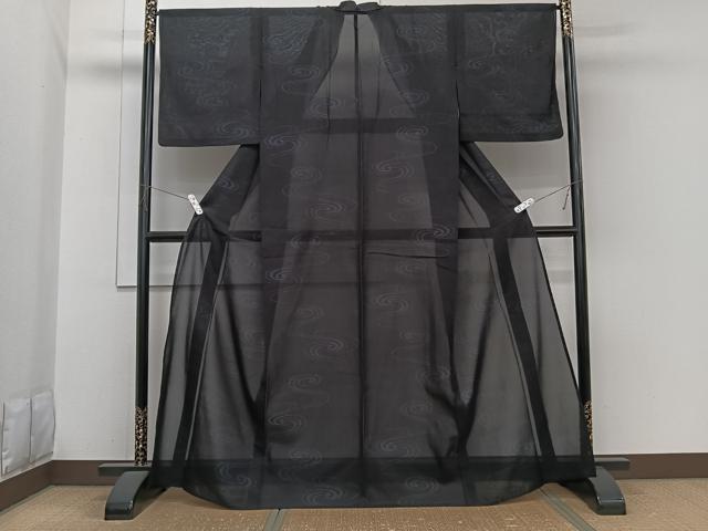 平和屋着物*夏物 本場大島紬 夏大島 流水文 正絹 逸品 CABI3895xi