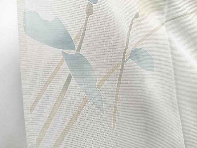平和屋着物*夏物 訪問着 絽 刺繍 枝草花 暈し染め 正絹 逸品 CABI3914xi