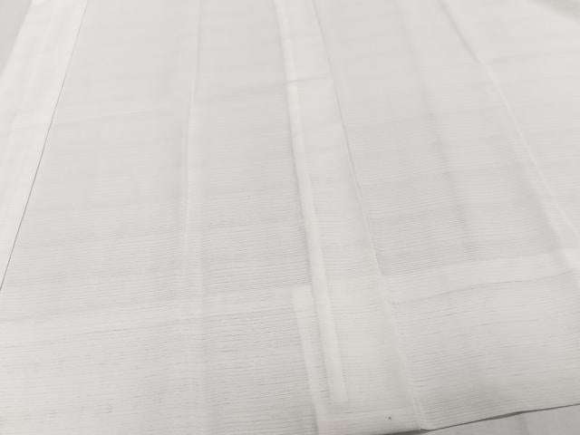 平和屋着物*夏物 洗える最高級着物 <英>はなぶさ謹製 長襦袢 変わり絽 白色 洗える着物 CABI3932xi