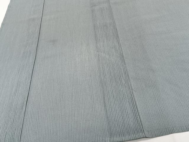 平和屋着物*夏物 洗える最高級着物 <英>はなぶさ謹製 色無地 縞紋紗 湊鼠色 洗える着物 CABI3934xi
