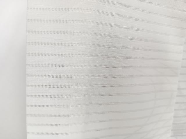 平和屋着物*夏物 長襦袢 変わり絽 流水草花文 白色 洗える着物 CABI3946xi