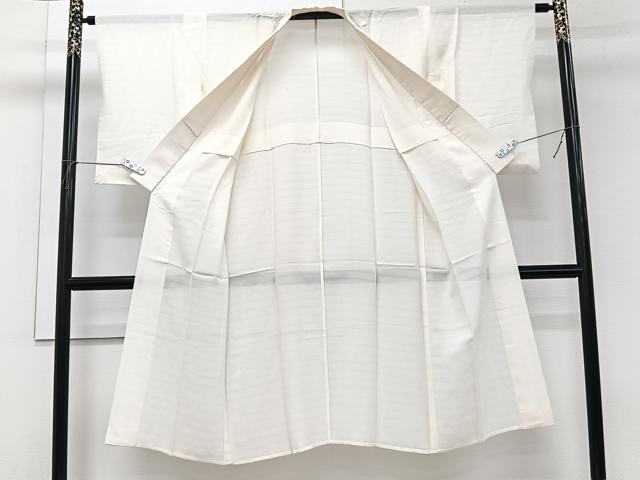 平和屋着物*夏物 長襦袢 変わり絽 生成り色 洗える着物 CABI3948xi