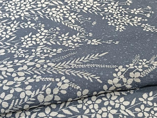 平和屋着物*夏物 小紋 絽 枝草花文 正絹 逸品 CABI3959xi