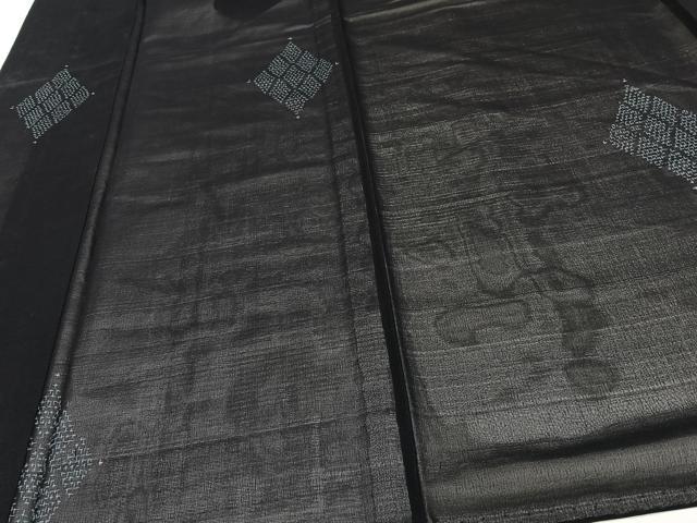 平和屋着物*夏物 紗紬 菱文様 正絹 逸品 CABI3967xi