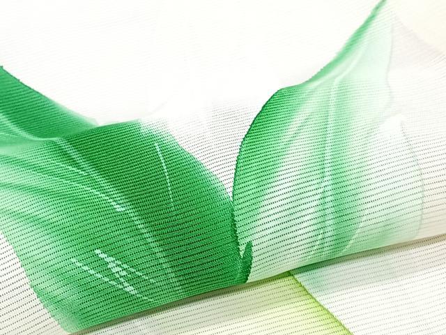 平和屋着物*夏物 訪問着 絽 手描き 草文 正絹 逸品 CABI3969xi