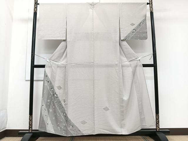 平和屋着物*夏物 訪問着 絽 舞花文 正絹 逸品 CABI3970xi