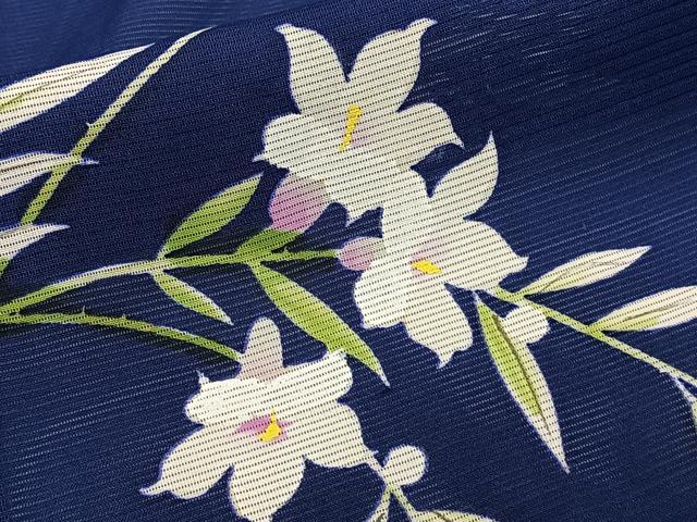平和屋着物*夏物 訪問着 絽 枝草花文 正絹 逸品 CABI3996xi