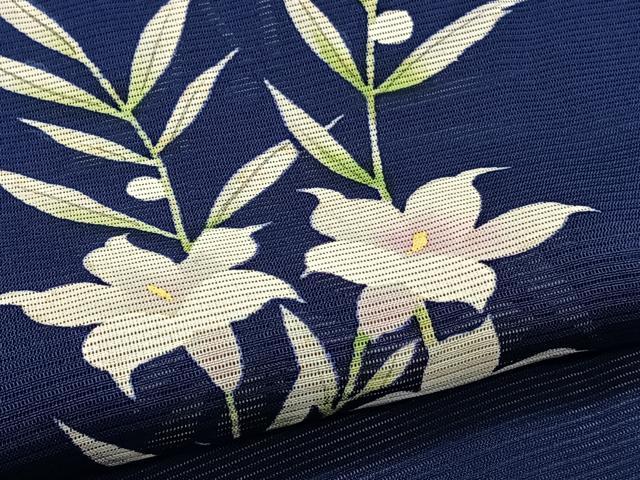 平和屋着物*夏物 訪問着 絽 枝草花文 正絹 逸品 CABI3996xi